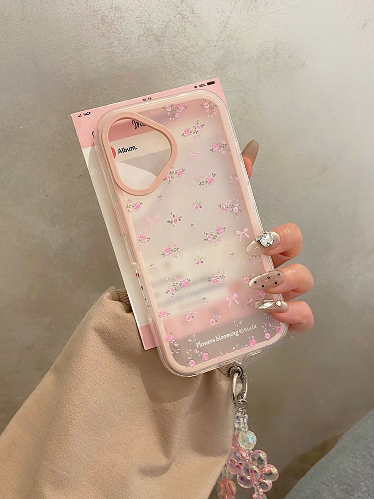 Case Floral Phone Set Strap /