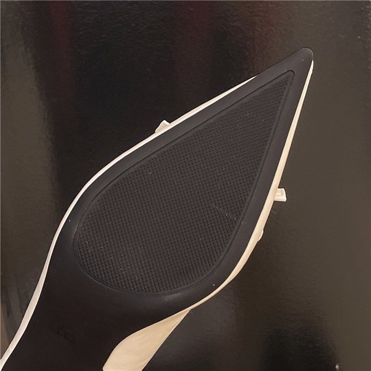 High Toe Pointed Lace-Up Heel Pumps