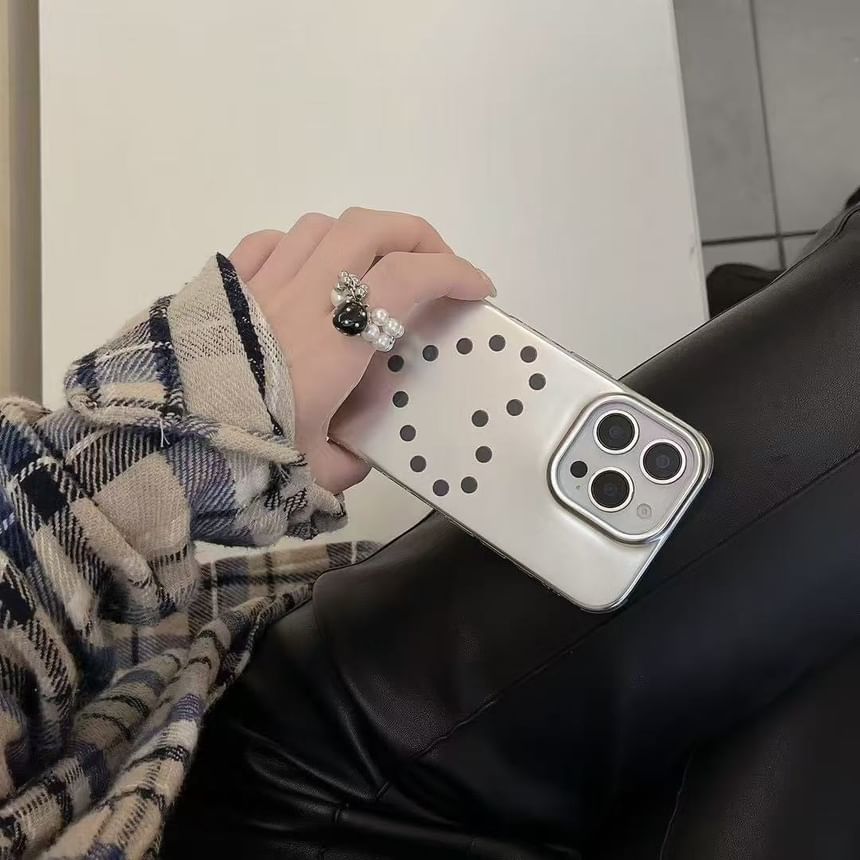 Dotted Heart Phone Case / Charm / Set