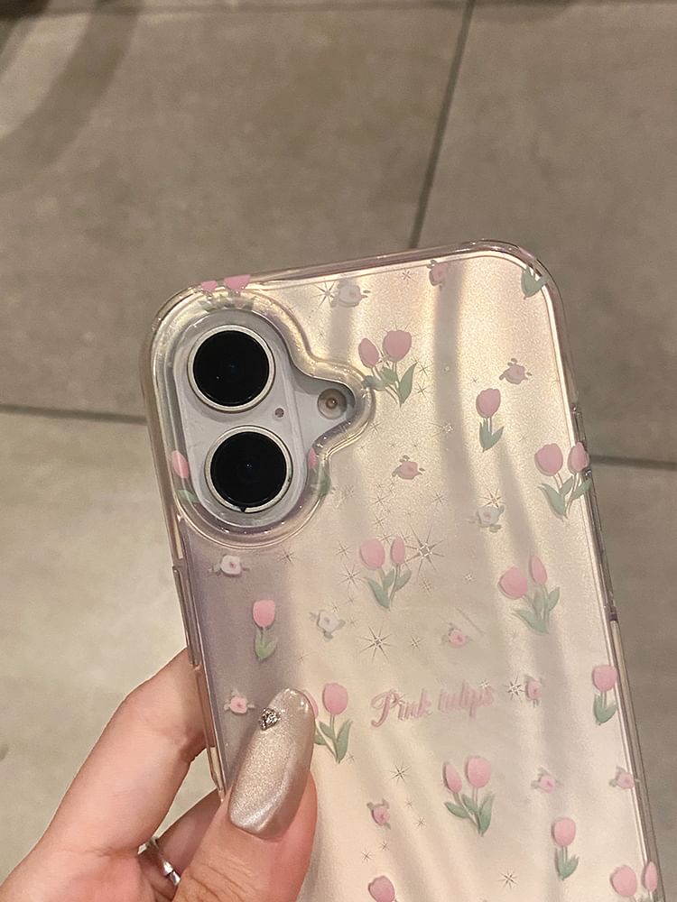 Set Strap Phone Case / Tulip