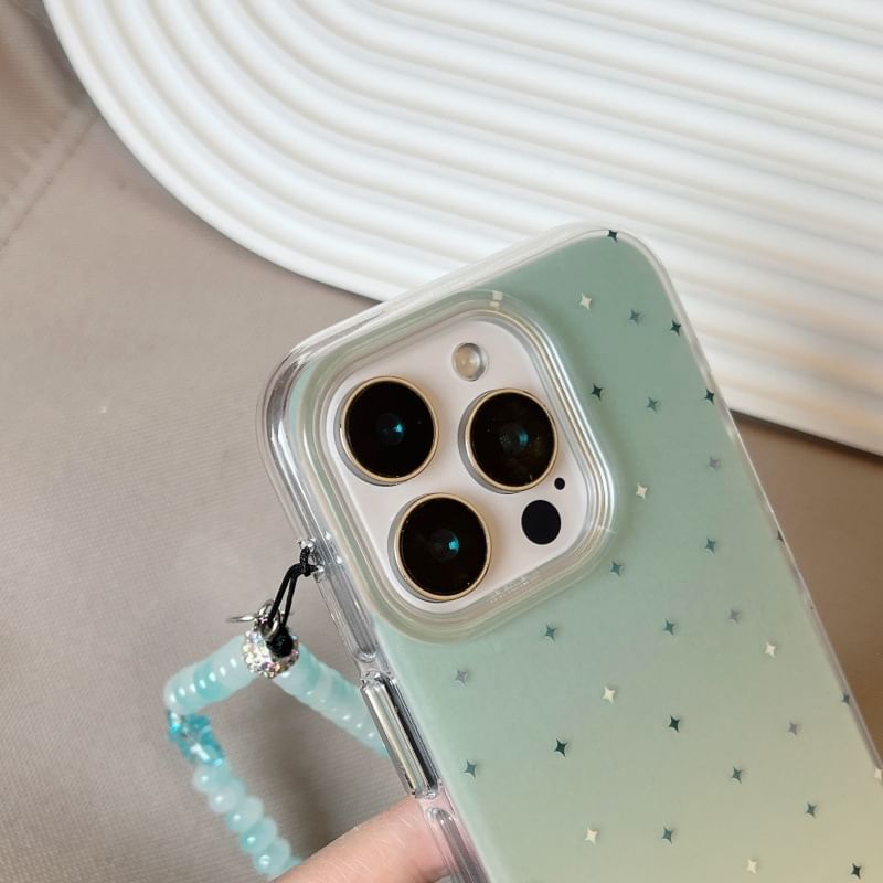 Gradient Phone Case Star Strap Set /