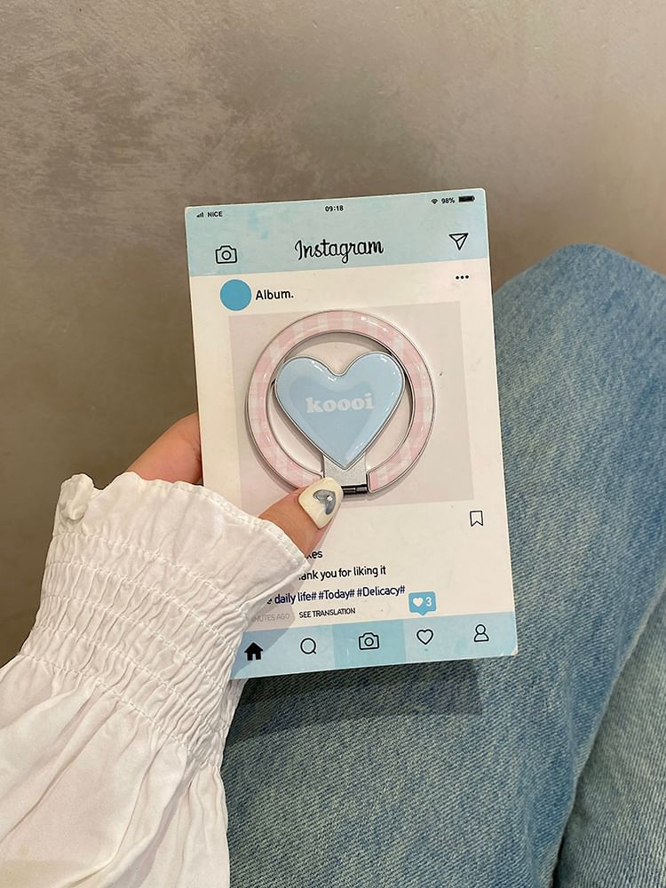 Case Set / (Compatible Stand MagSafe) Magnetic Phone Floral with