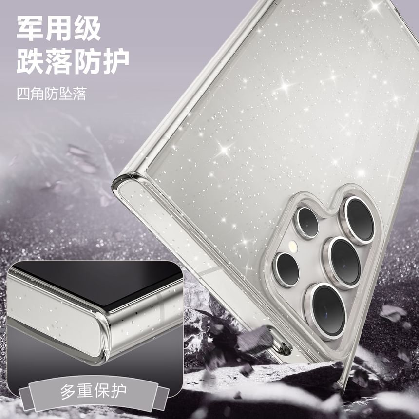 Compatible Phone Samsung Case Transparent MagSafe