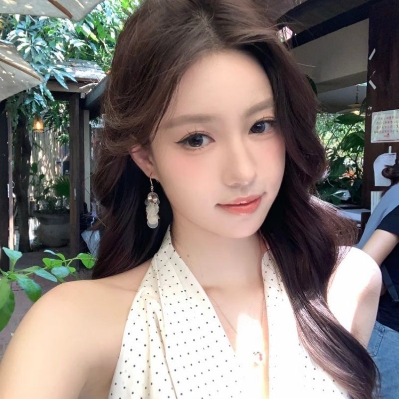 Disc Dangle Hook Shell Earring