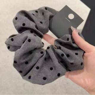 Bow Scrunchie / Dotted Print