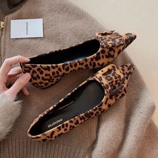 Flats Pointed Buckled Toe