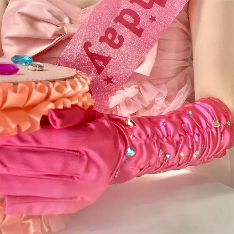 Love Diamond Etikette Gürtelhandschuhe