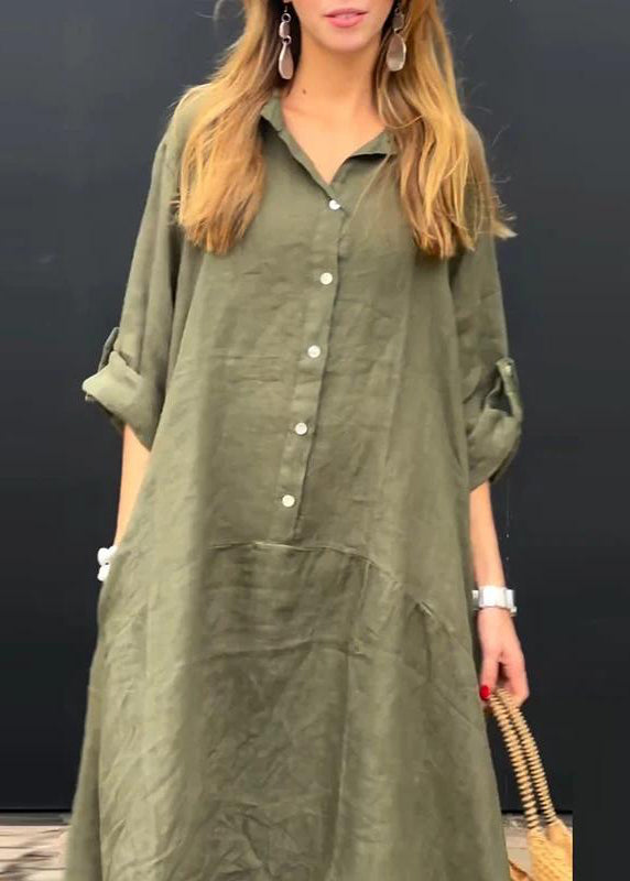 Fall Patchwork Natural Pan Dress Collar Peter Long Pink