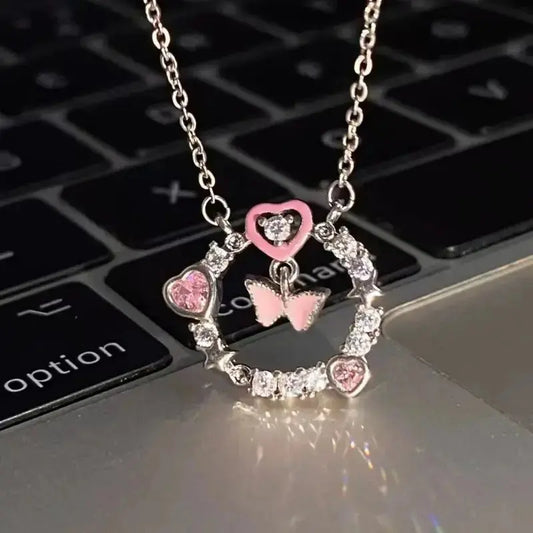 Sweet Love Bow Necklace MK Kawaii Store