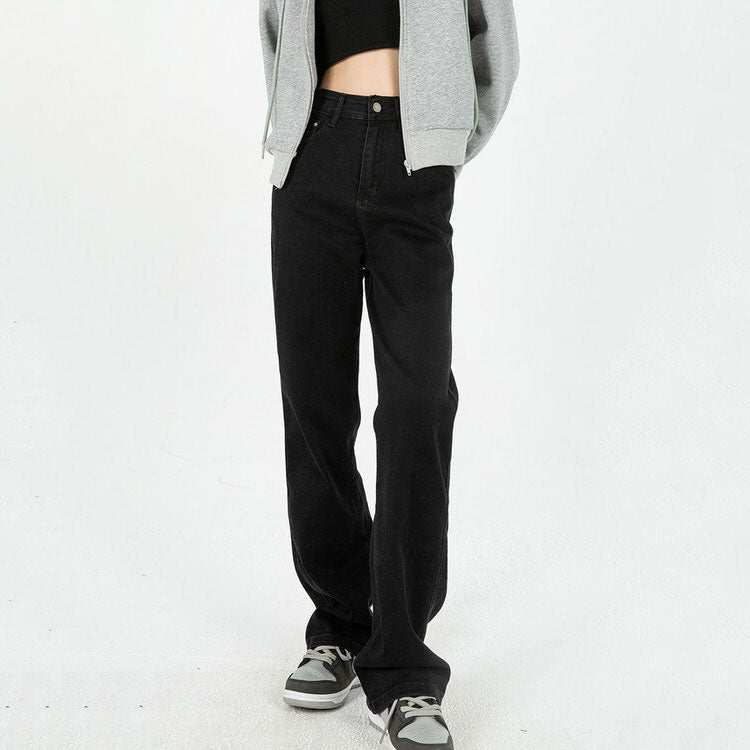 Lässige Jeans mit weitem Bein