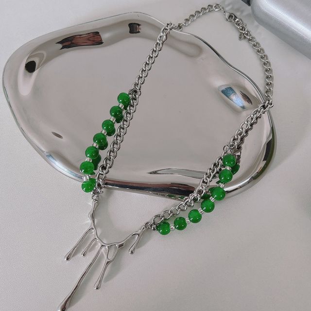 Chain Necklace Beaded