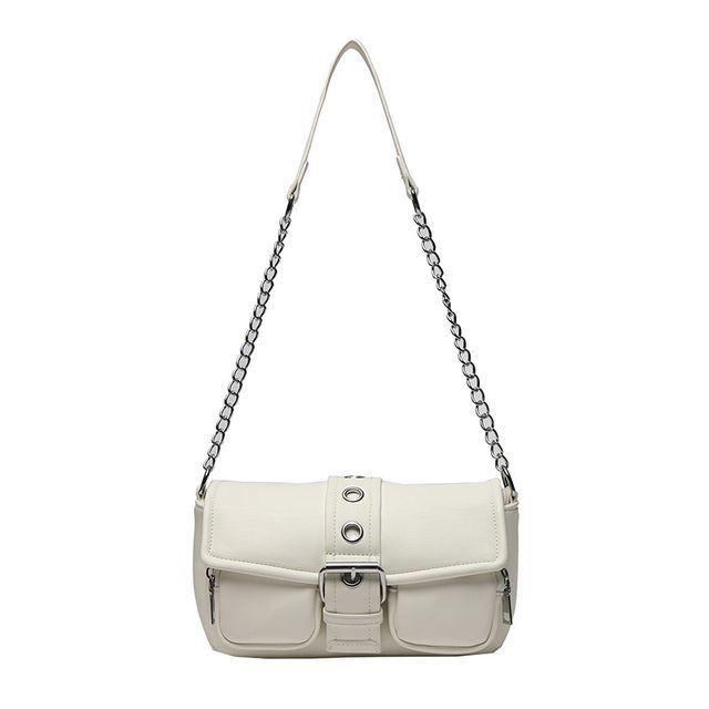 Strap Shoulder Buckled Bag Chain
