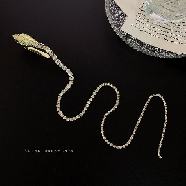 Pince à cheveux en alliage à franges de serpent (divers modèles)