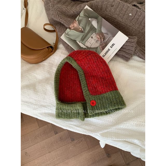 Contrast Balaclava Knit Trim