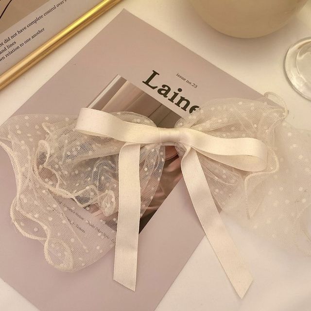 Pince à cheveux avec nœud en maille (différents modèles)