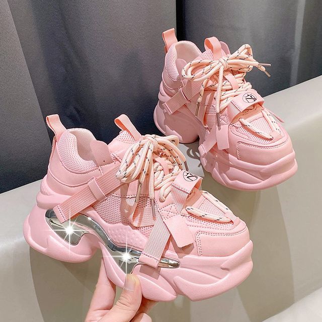 Sneakers Lace Platform Up