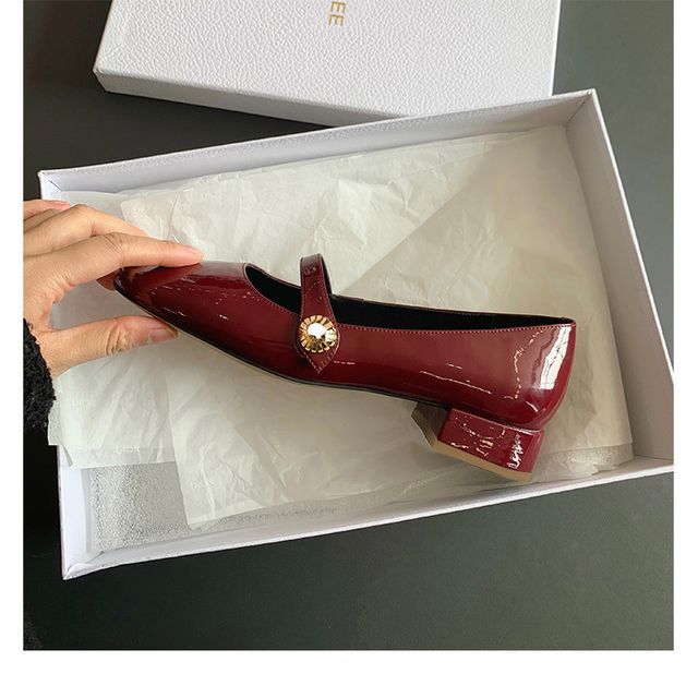 Plain Pumps (Various Block Jane Heel Designs) Mary