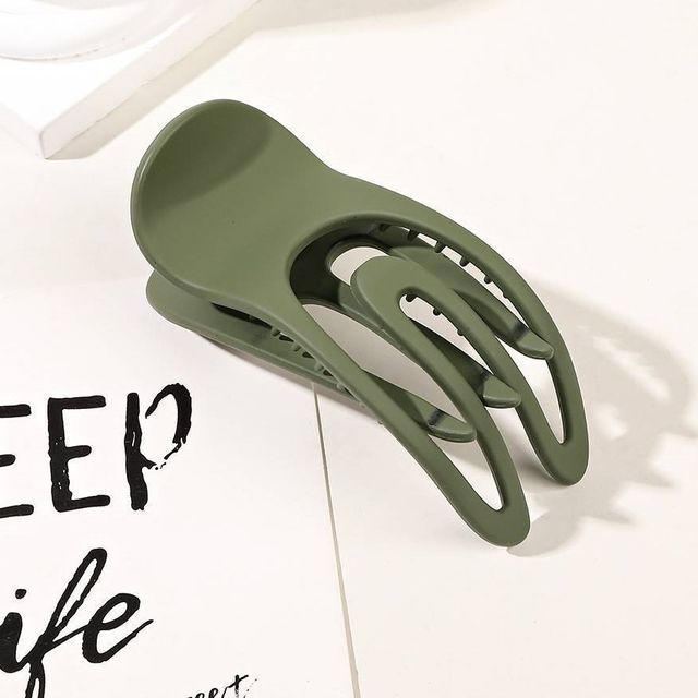 Pince à cheveux en acrylique unie