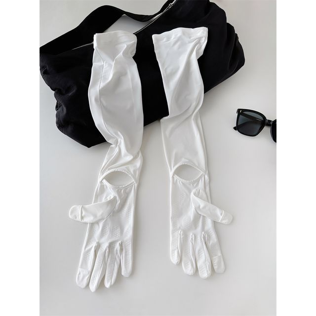 Sun Gloves Protection Plain