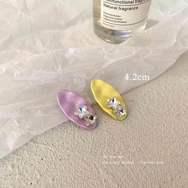 Pince à cheveux en strass en forme d'étoile / ensemble