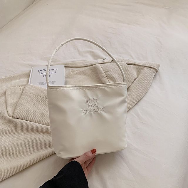 Sac à bandoulière brodé avec lettre / Bijou de sac / Ensemble