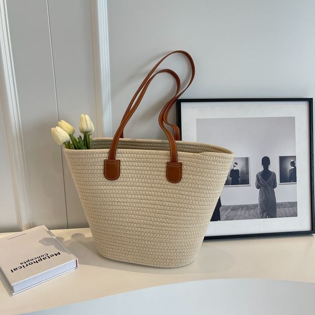 Sac fourre-tout en paille