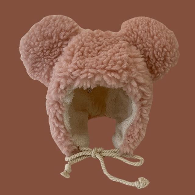 Ear Fluffy Hat Bear Trapper