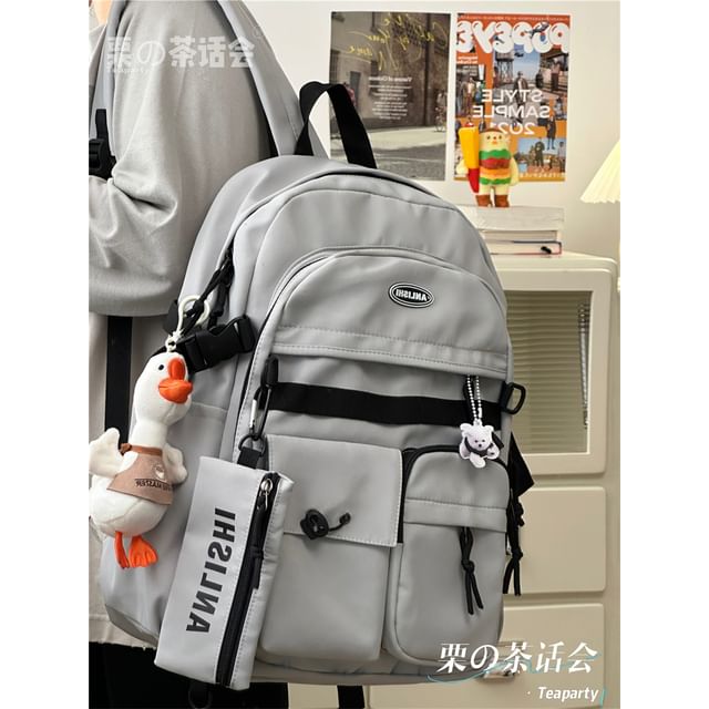 Sac à dos / Bijou de sac / Ensemble avec lettrage