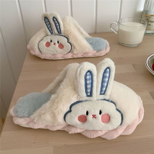 Chaussons lapin pour la maison