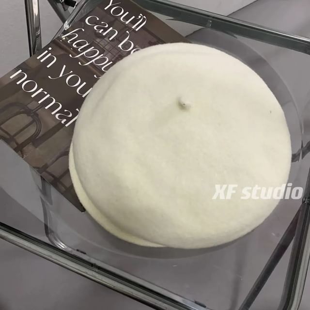 Casquette Newsboy unie