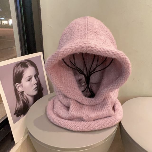 Plain Balaclava Knit