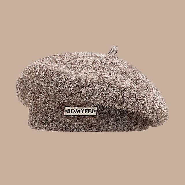 Casquette/béret gavroche en similicuir