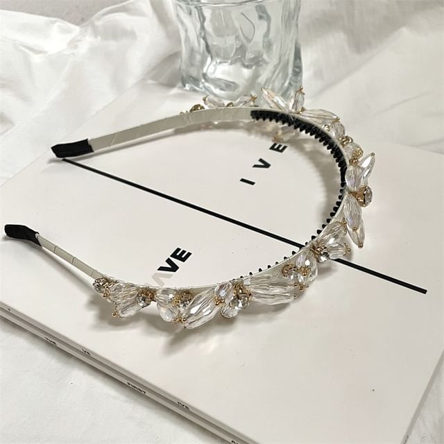 Faux Headband Rhinestone Crystal