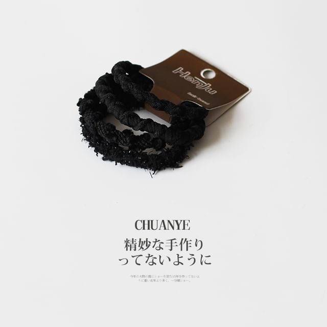 Lot de 4 : Élastique à cheveux