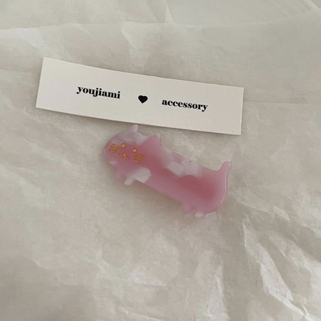 Griffe de poils de chat