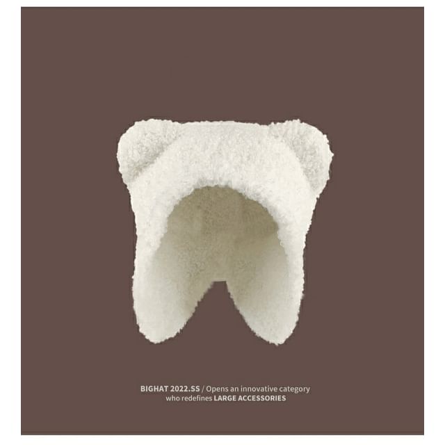 Bonnet Hat Fleece Ear Bear