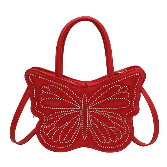 Studded Bag Butterfly Crossbody