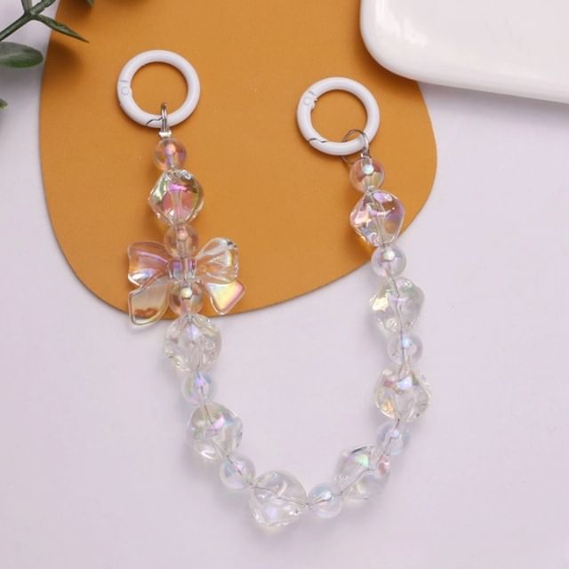 Porte-clés en perles acryliques