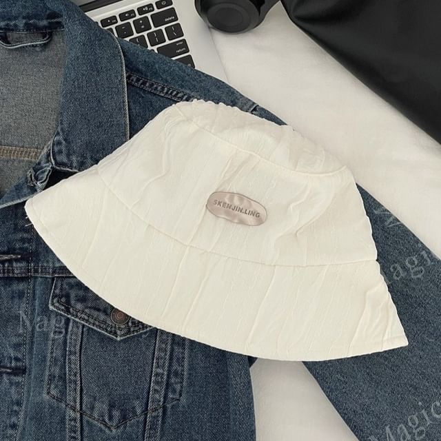 Bucket Hat Textured Applique