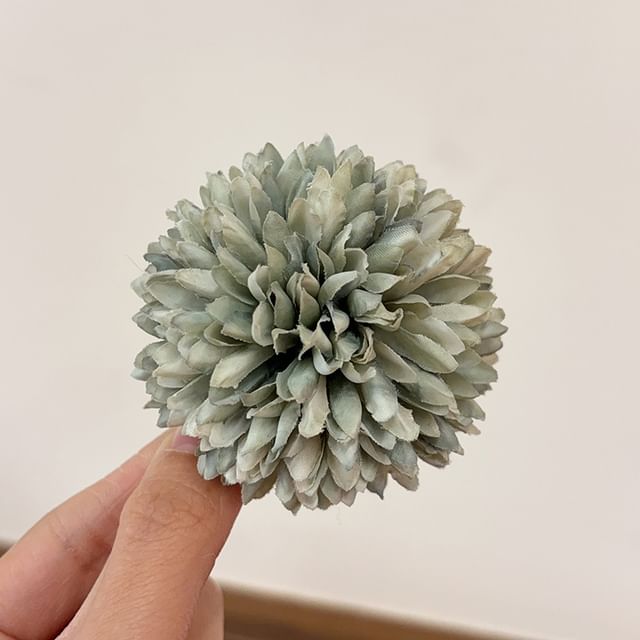 Pince à cheveux en tissu fleuri