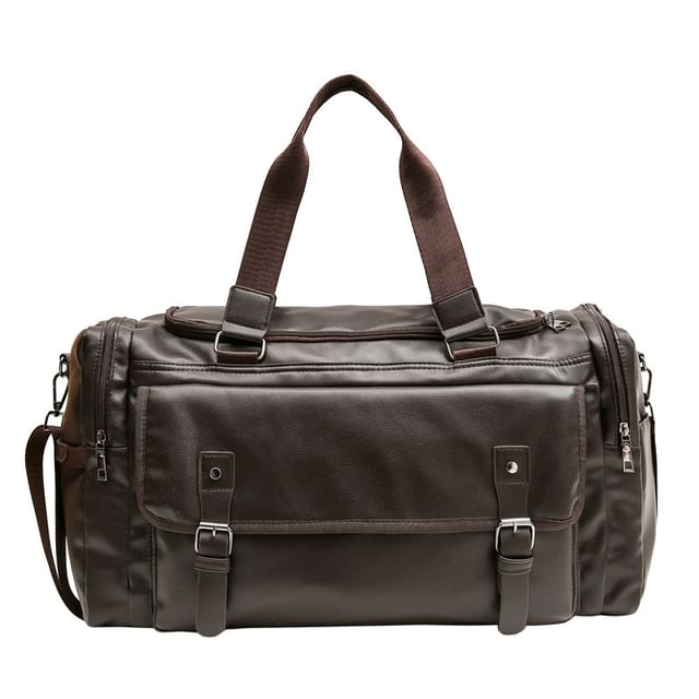 Leather Faux Carryall Multi-Pocket
