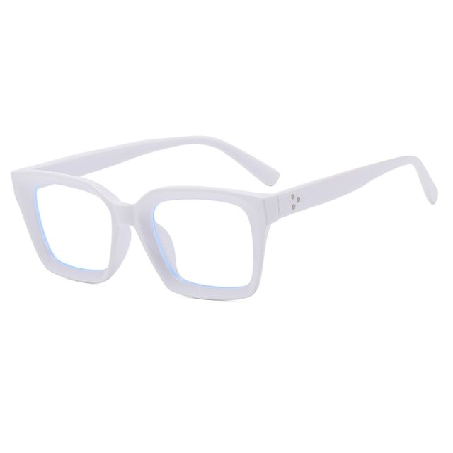 Light Blocking Square Blue Eyeglasses