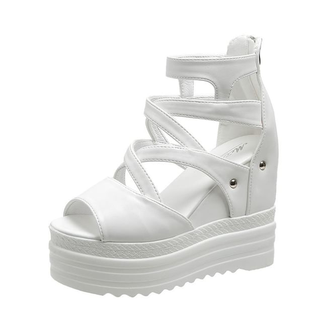 Wedge Sandals Platform Plain