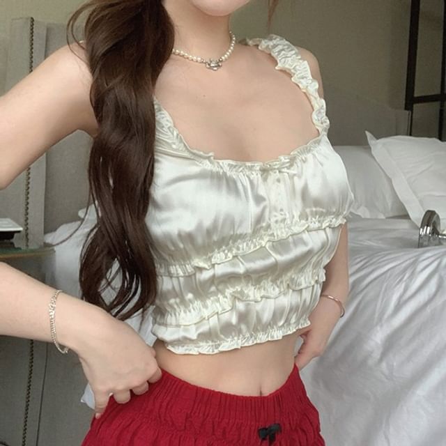 Tank Square Hot Top Crop / Pants Neck