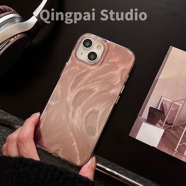 Coque de téléphone texturée - iPhone 15 Pro Max / 15 Pro / 15 Plus / 15 / 14 Pro Max / 14 Pro / 14 Plus / 14 / 13 Pro Max / 13 Pro / 13 / 13 mini / 12 Pro Max / 12 Pro / 12 / 12 mini / 11 Pro Max / 11 Pro / 11