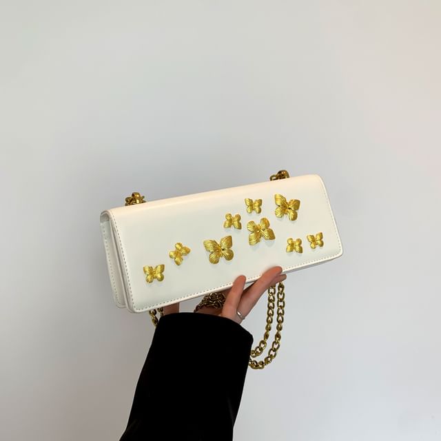 Crossbody Box Butterfly Flap Bag