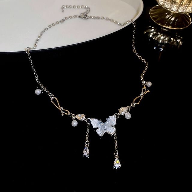 Layered Butterfly Necklace