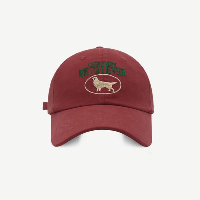Dog Cap Baseball Embroidered