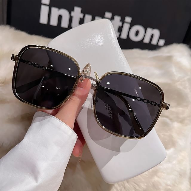 Frame Sunglasses Square Polarized