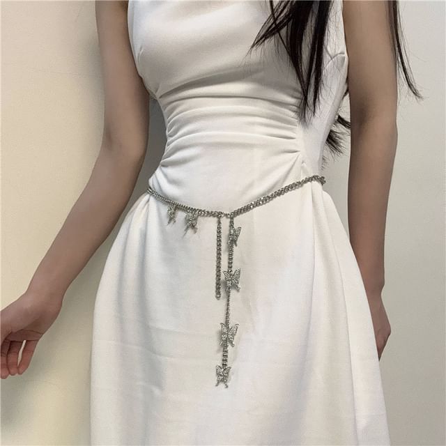 Alloy Chain Waist Butterfly